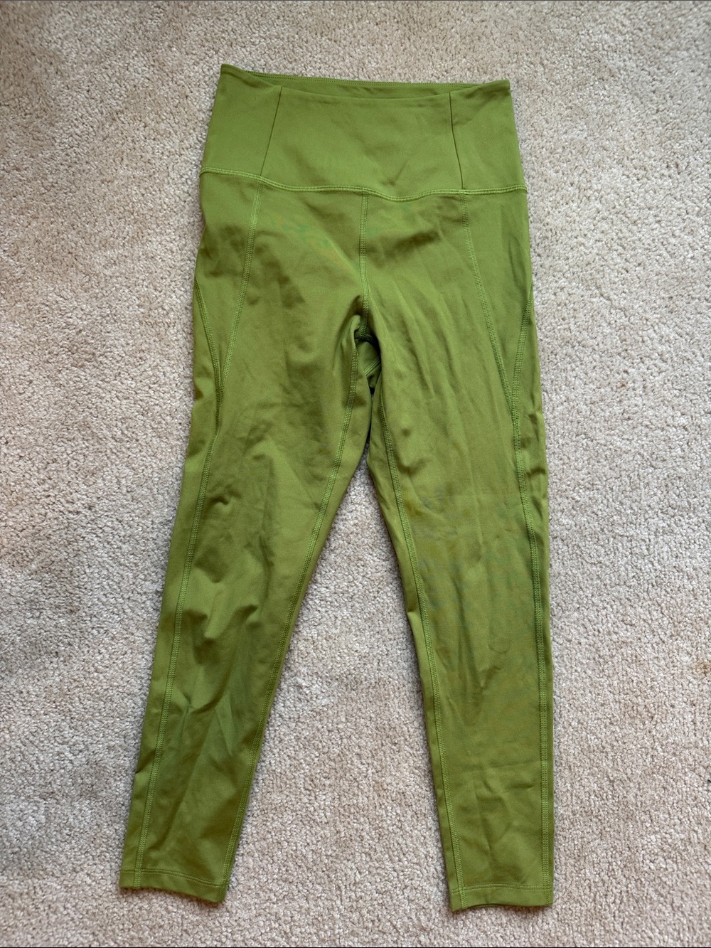 Girlfriend Collective High-Waist Olive Green Leggings